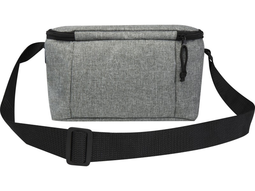 Tundra сумка-холодильник на 6 банок из переработанного РЕТ-пластика - Серый яркий-2