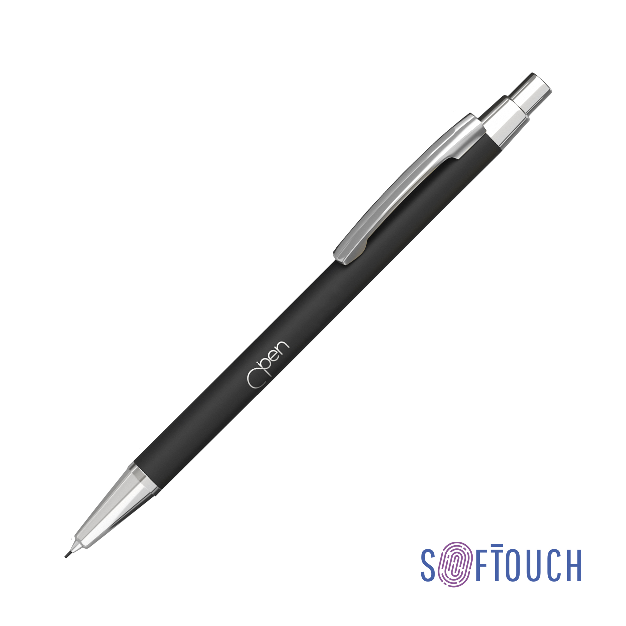 Карандаш механический "Ray", покрытие soft touch-0