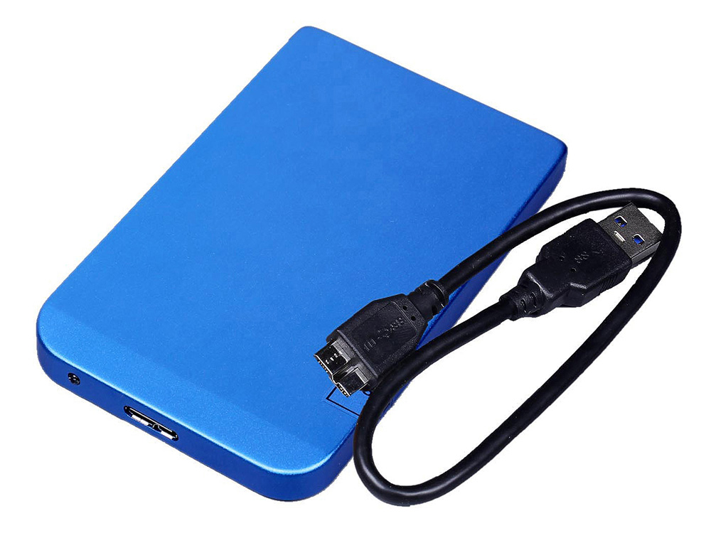 Внешний жесткий диск Saturn 1 Тб, синий-2