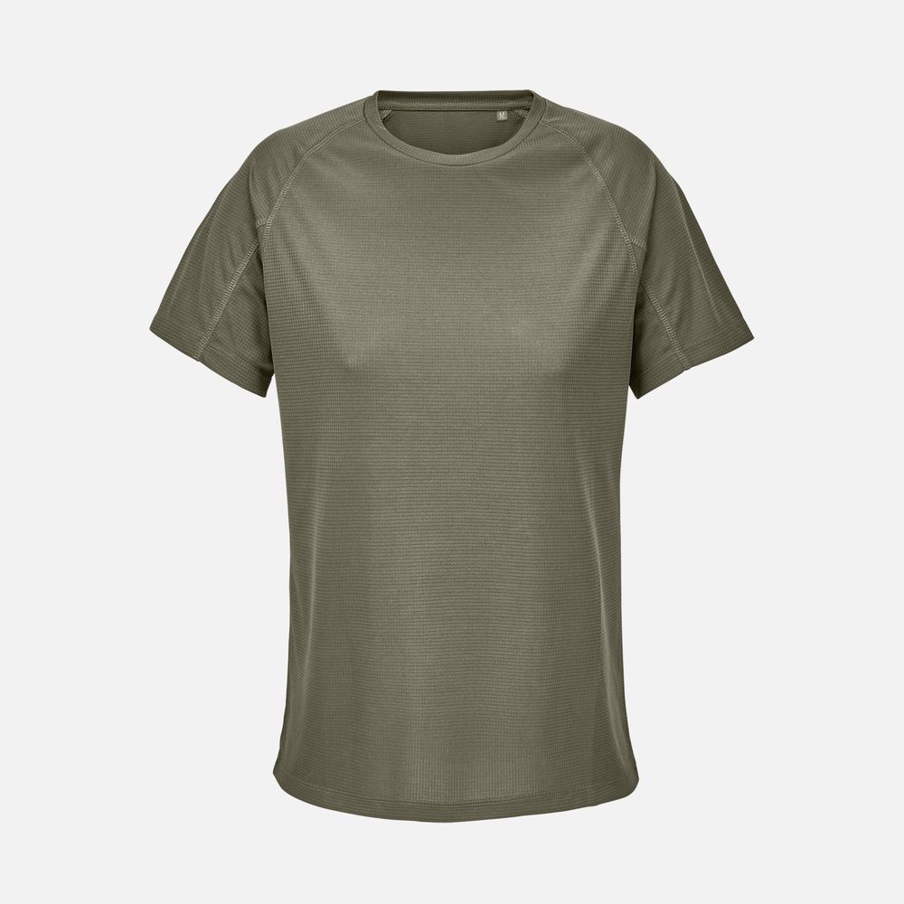 Футболка спортивная женская Vortex Women, темный хаки-1