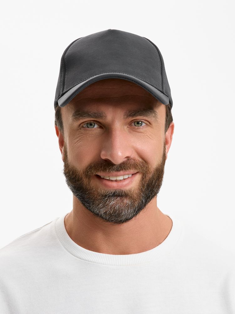 Бейсболка Yonkers, темно-серая-5