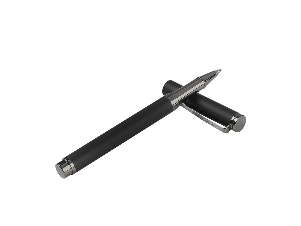 Ручка металлическая шариковая Venezia Pragmatico софт-тач,черный-3