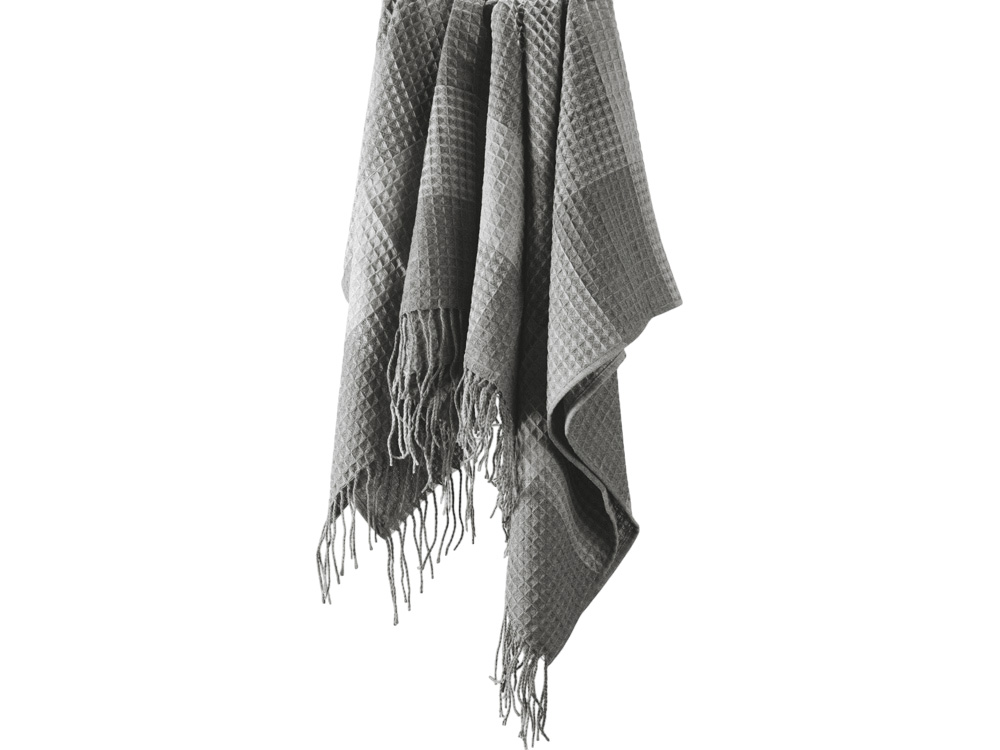 Плед акриловый Gaufre, серый-5