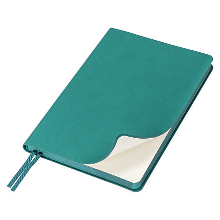 Ежедневник Flexy Soft Touch Latte А5, Бирюзовый-0