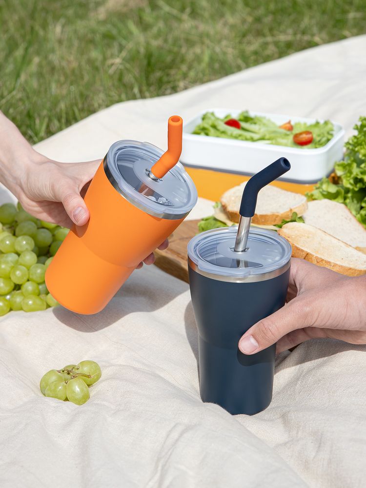 Термостакан Sapporo без логотипа, темно-синий-5