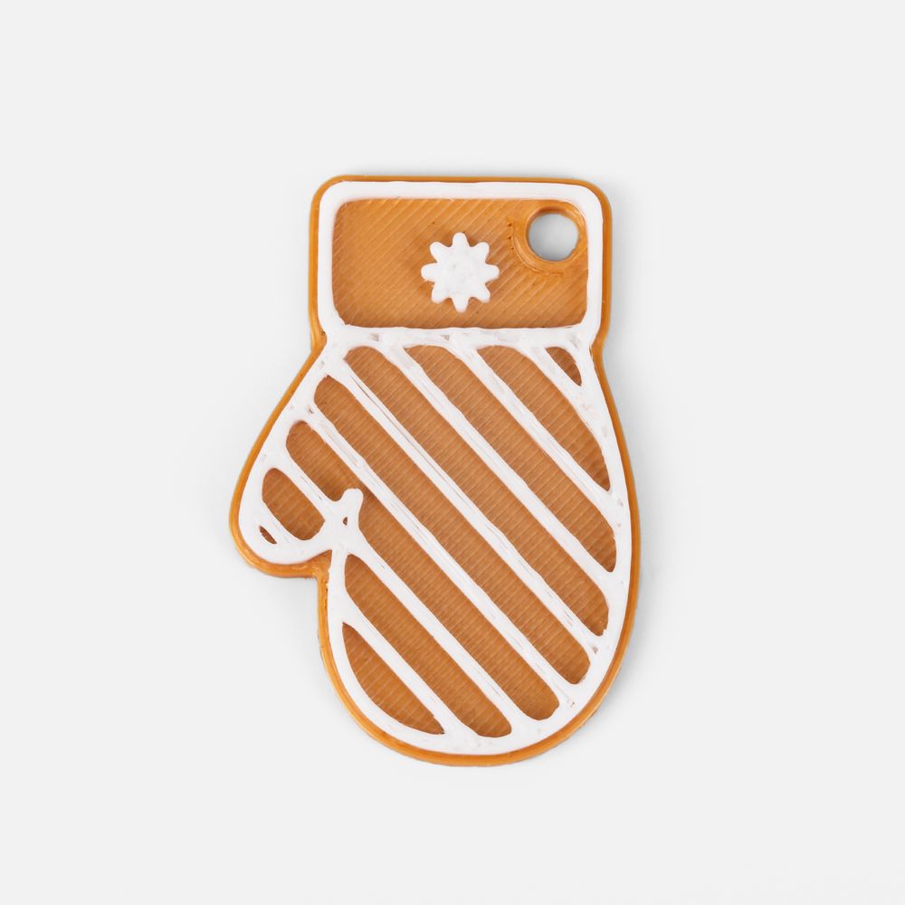 Мини-подвеска «Пряник», 3D-печать на заказ, варежка-0