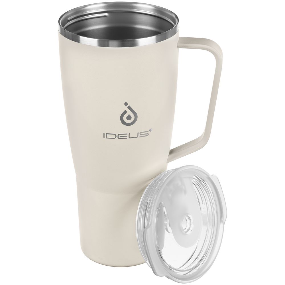 Термостакан Kasumigaoka, белый (молочный)-4