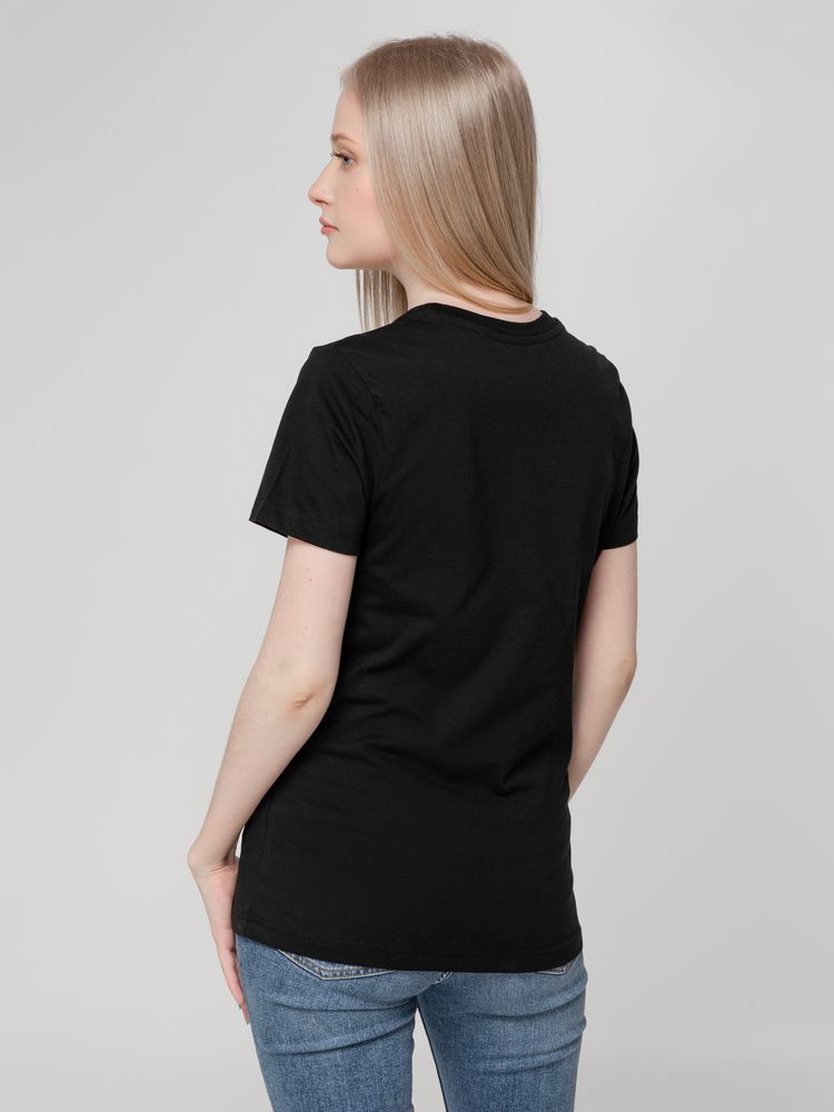 Футболка женская T-bolka Lady, черная-6