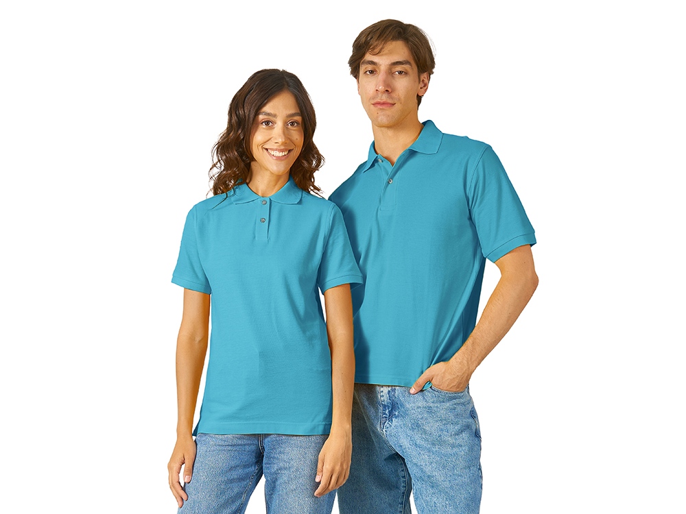 Рубашка поло Boston 2.0 женская, лазурный-4