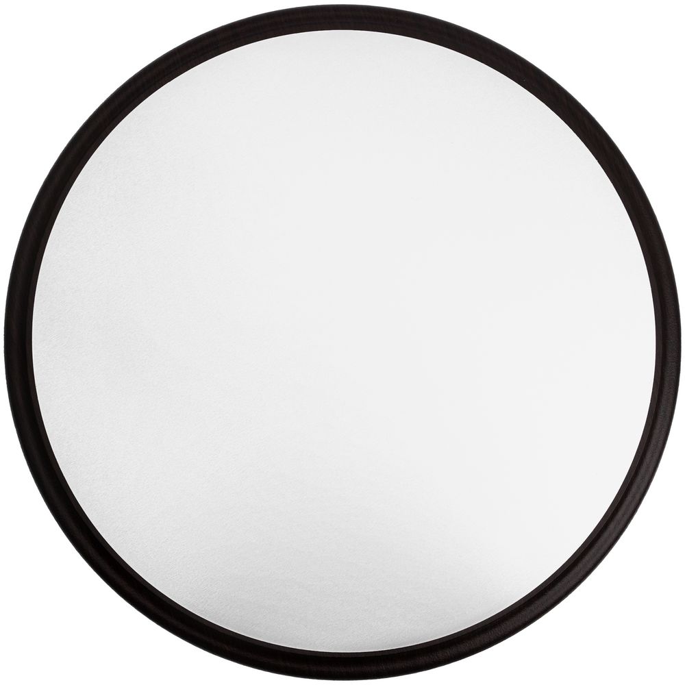 Плакетка Plaque, круглая, венге с серебристой пластиной-1