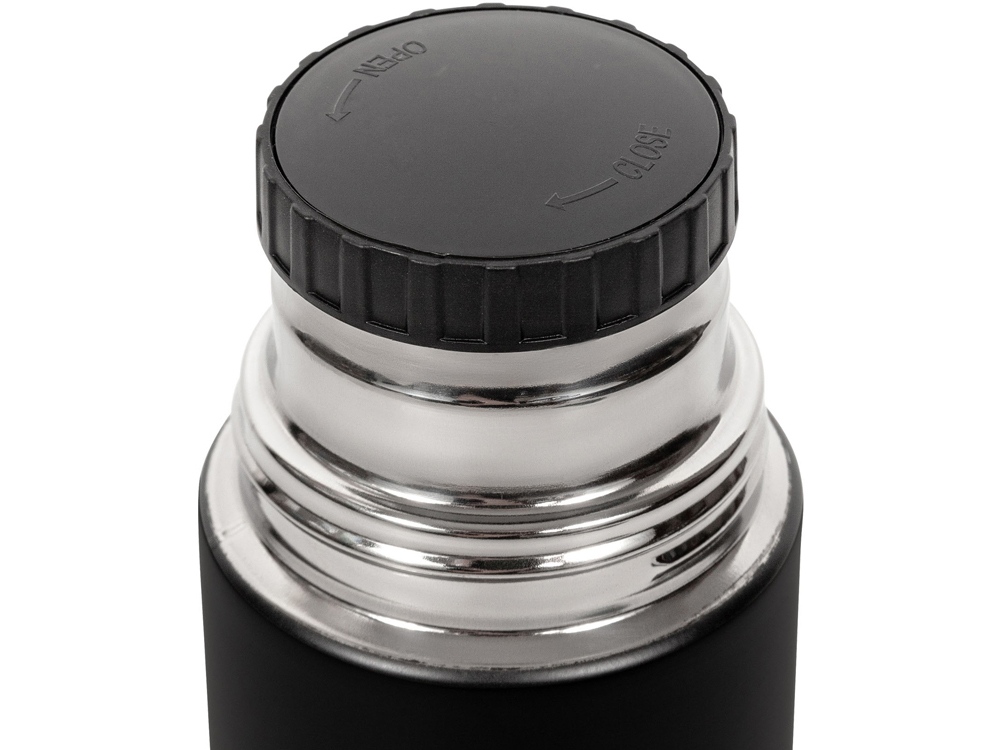 Термос Relaxika 101 (0,35 литра), черный (без лого)-3