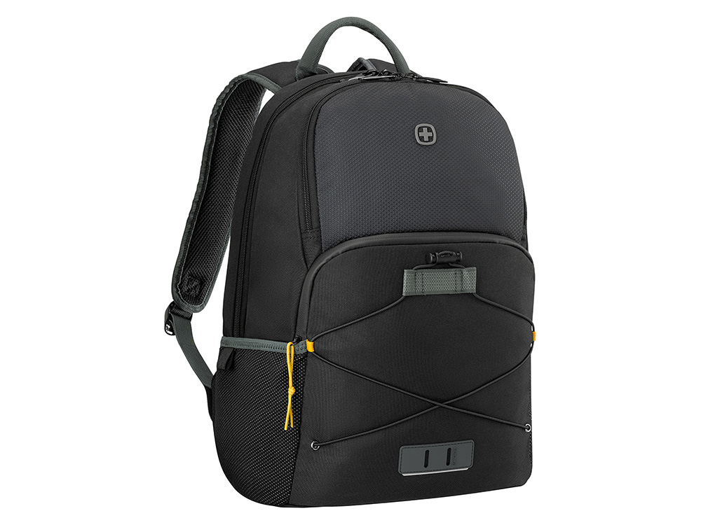 Рюкзак WENGER Trayl 15.6, чёрный, переработанный ПЭТ, 34 x 20 x 45 см, 22 л.-2