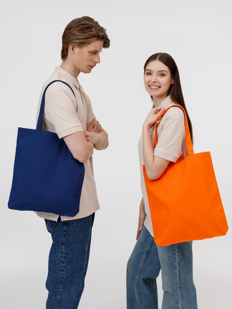 Холщовая сумка Strong 210, оранжевая-4