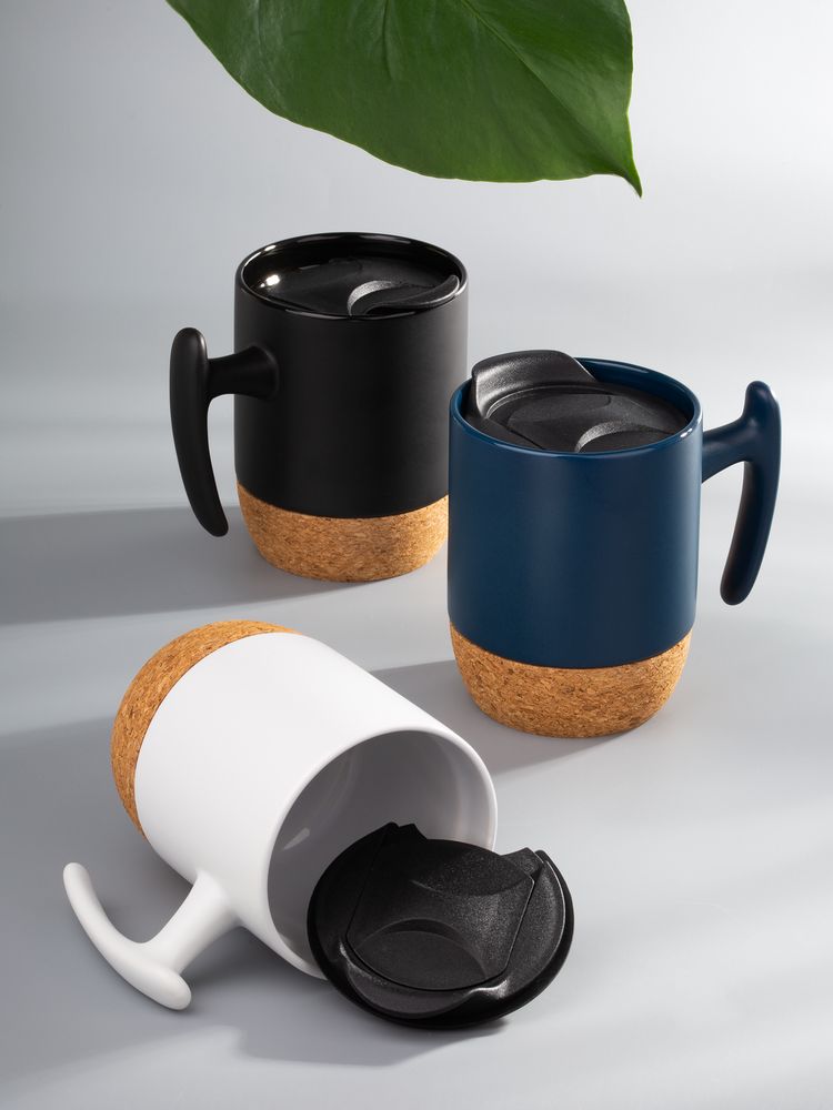 Кружка Corky Grip, черная-4