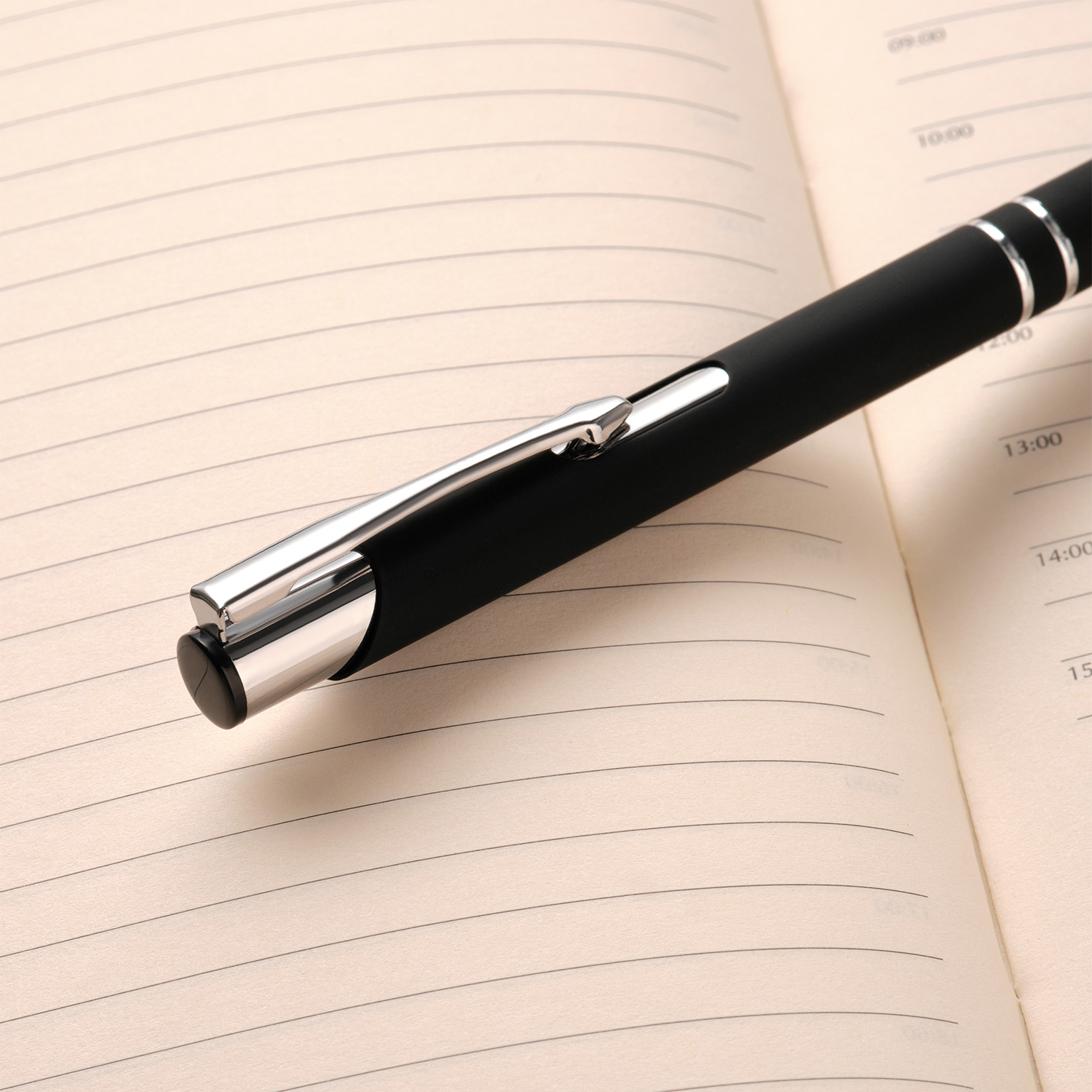 Шариковая ручка Alpha, черная-4