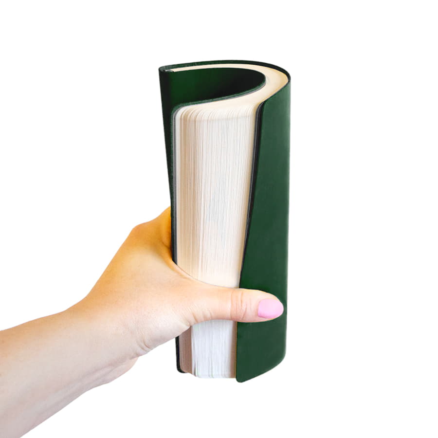 Бизнес-блокнот FUNKY, формат A5, в линейку, зеленый, серый-5