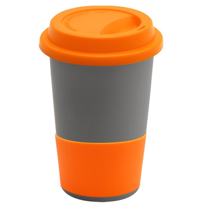 Кружка Magic To Go, Серый/Оранжевый-0