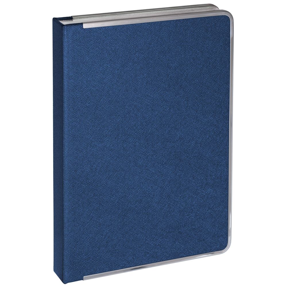 Ежедневник Frame Metal, недатированный, синий-1