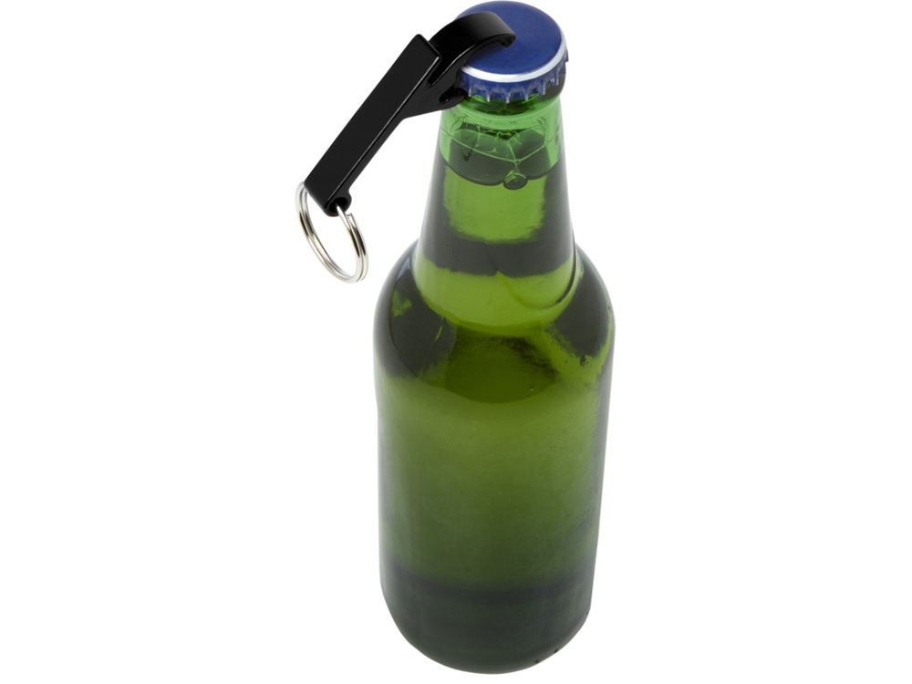 Брелок-открывалка Tao из переработанного алюминия - Черный-2