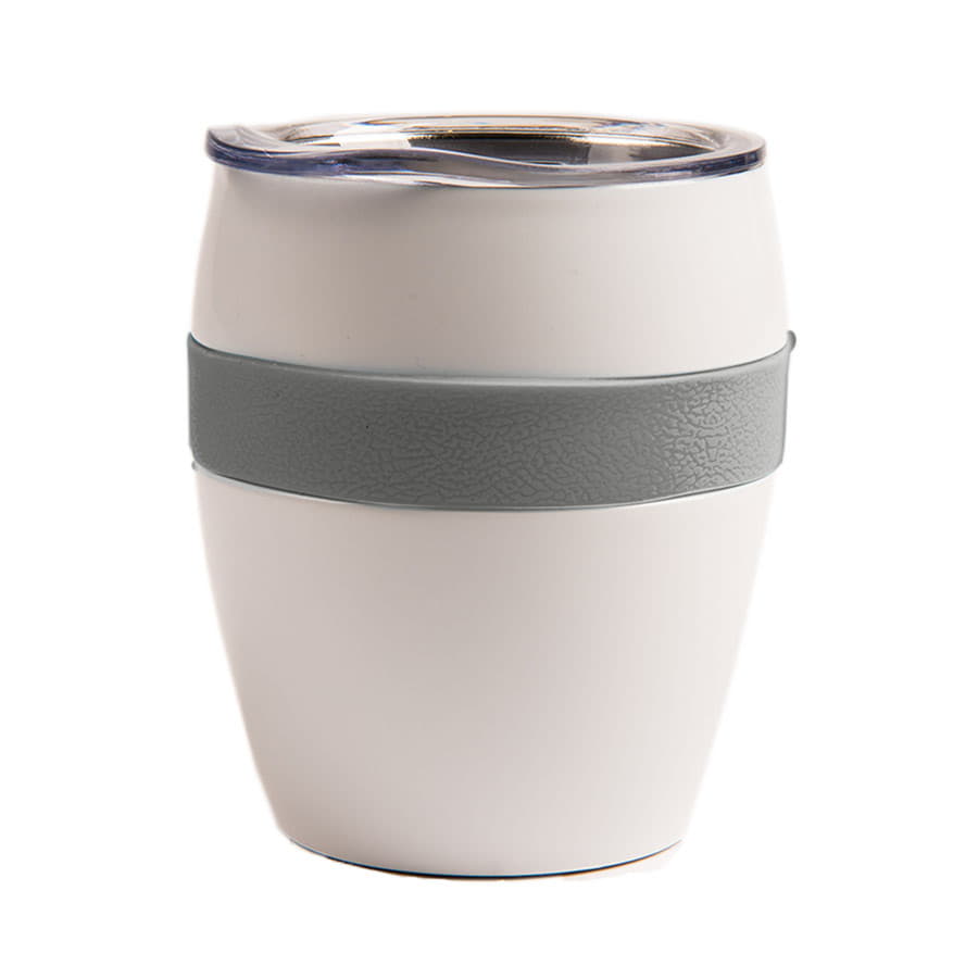 Термокружка LINE, белый, серый-5