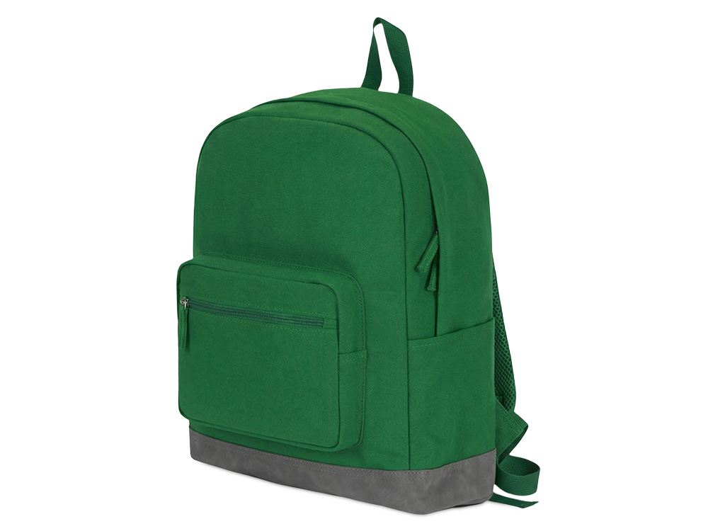 Рюкзак Shammy с эко-замшей для ноутбука 15, зеленый-0