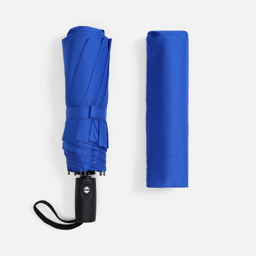 Складной зонт Dome Double с двойным куполом, синий-3