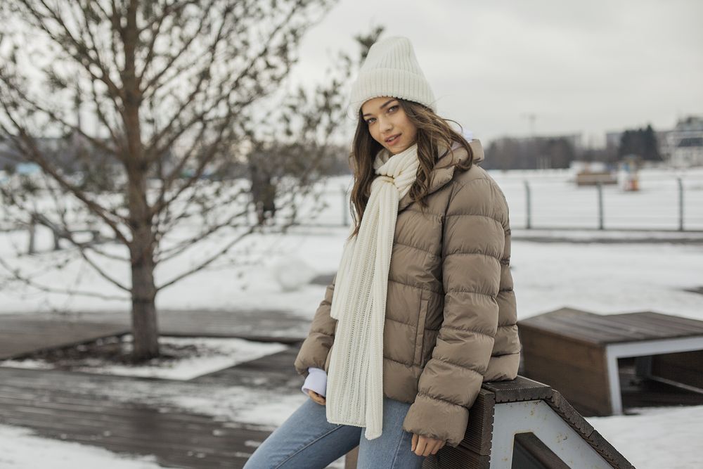 Шапка Nordkyn, молочно-белая-2