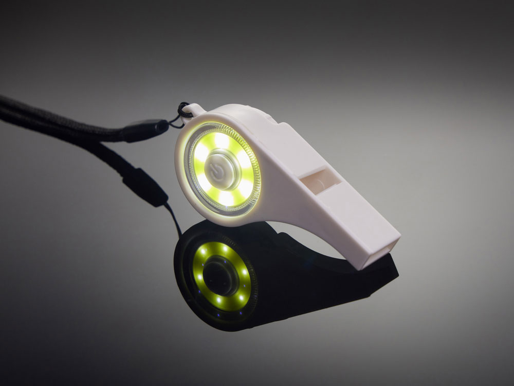 Свисток с фонариком Oxi-6