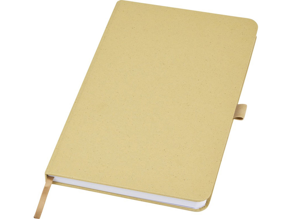 Блокнот Fabianna с мятой бумагой в твердой обложке, оливковый-0