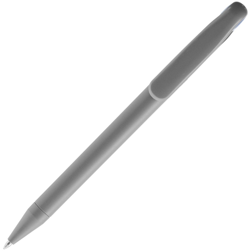 Ручка шариковая Prodir DS1 TMM Dot, серая с синим-2