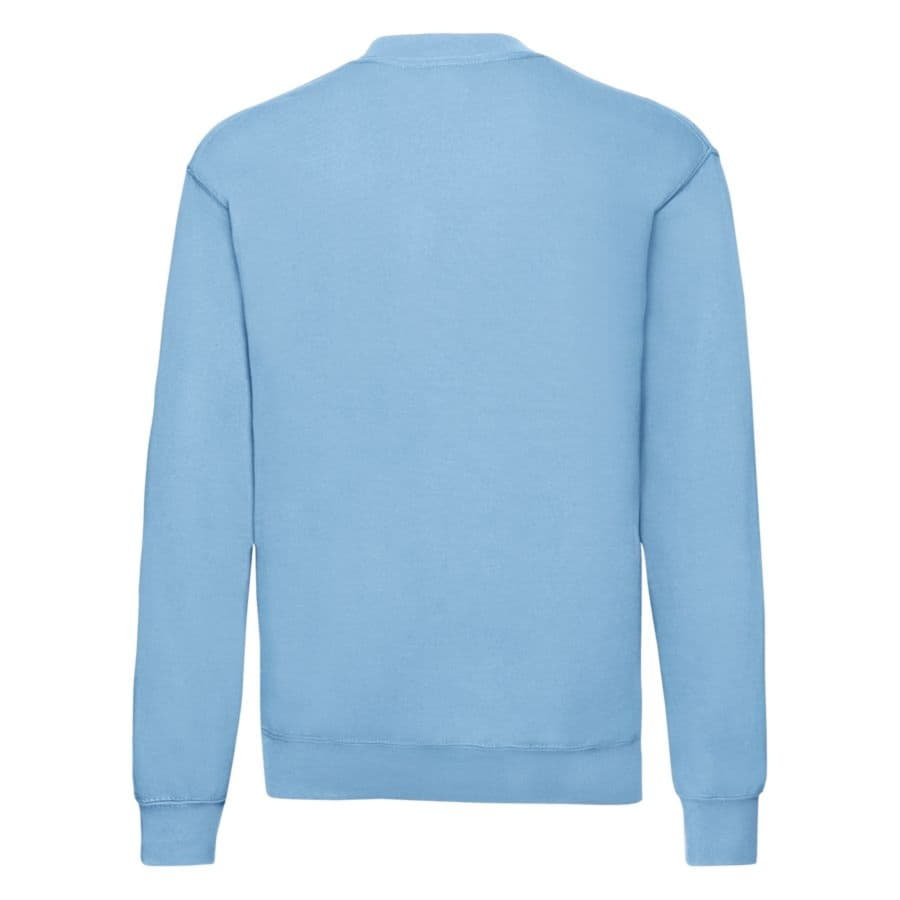 Свитшот с начесом CLASSIC SET-IN SWEAT 280, голубой-1