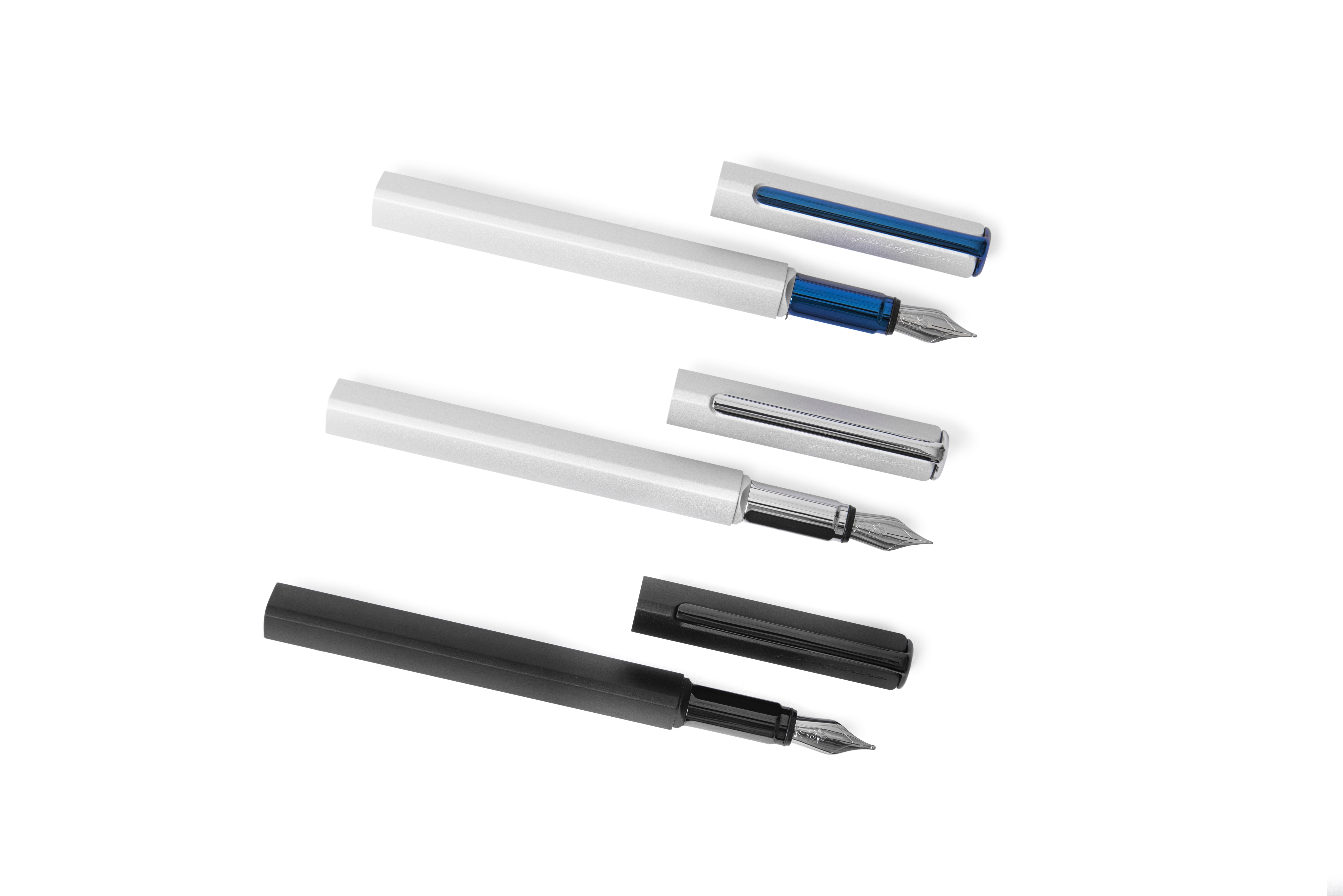 Перьевая ручка Pininfarina PF One SILVER /BLUE-20