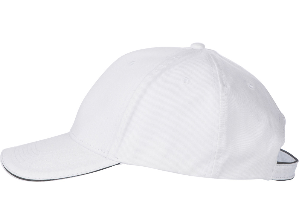 Кепка со светоотражающим кантом, белый-6