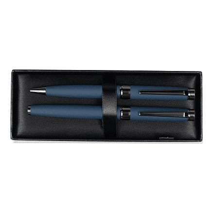 Набор ручек Diplomat в подарочной коробке, Синий.-1