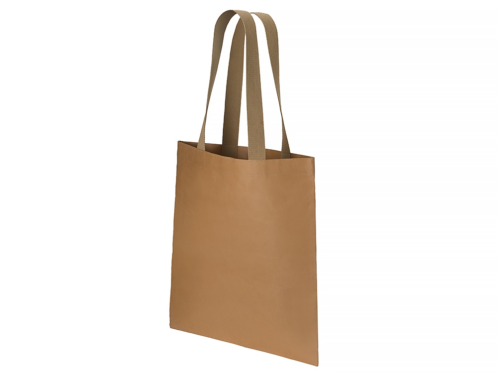 Сумка-шоппер Papyrus из моющейся крафт-бумаги, натуральный-1