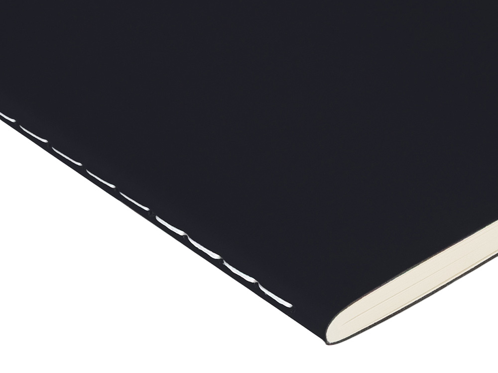 Скетчбук Sketch & Art в мягком переплете 147х210 мм, 32 л. бежевой бумаги 100 г/м2, черный-2