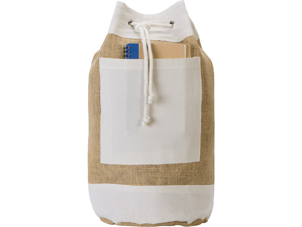 Рюкзак Jute из джута, натуральный-9