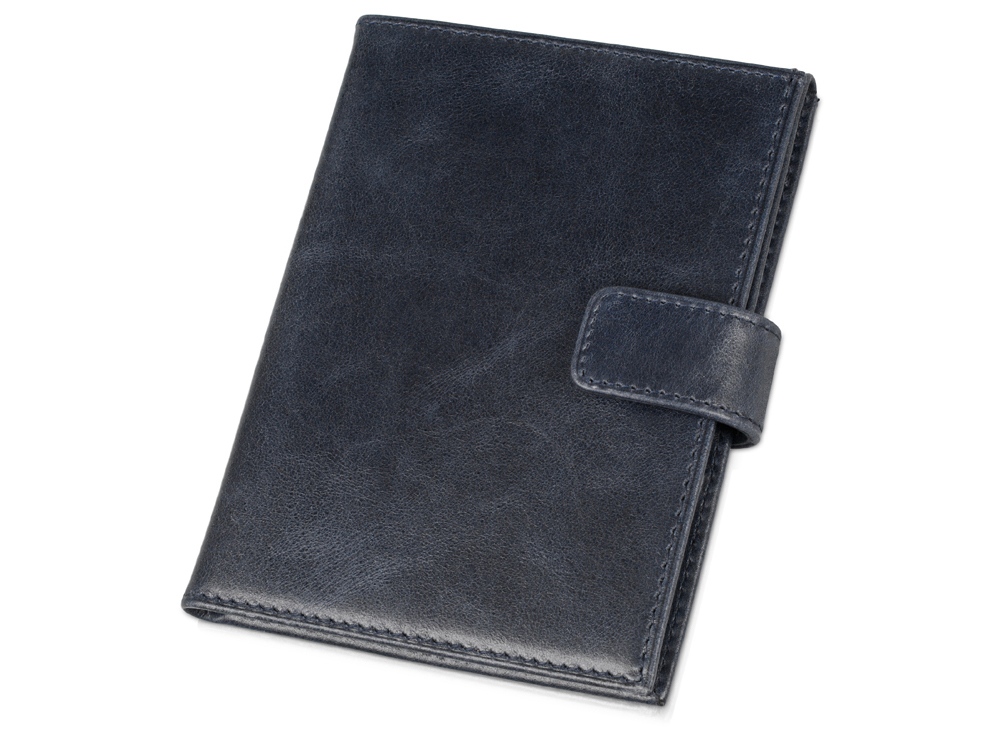 Бумажник путешественника Druid с отделением для паспорта, темно-синий-0