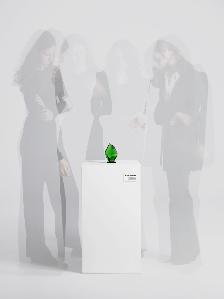 Стела Cristallino, зеленая-2