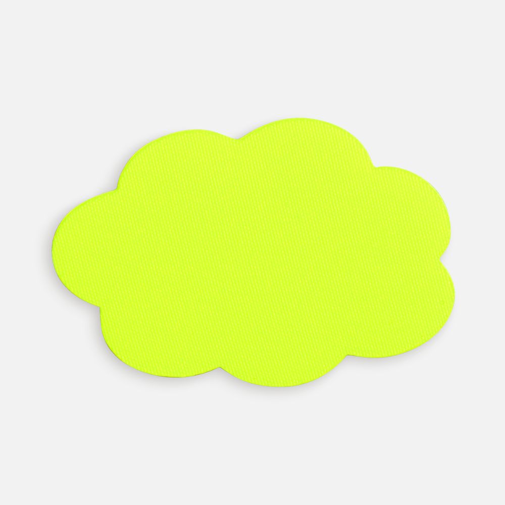 Наклейка тканевая Lunga Calum, L, желтый неон-0