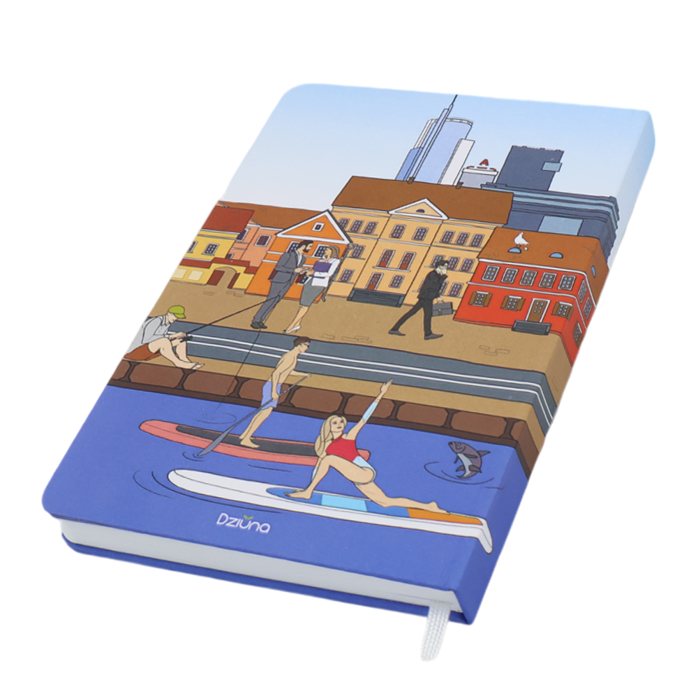 Записная книжка A5 Dziuna Немига в клетку 15 x 21 см, Немига-1