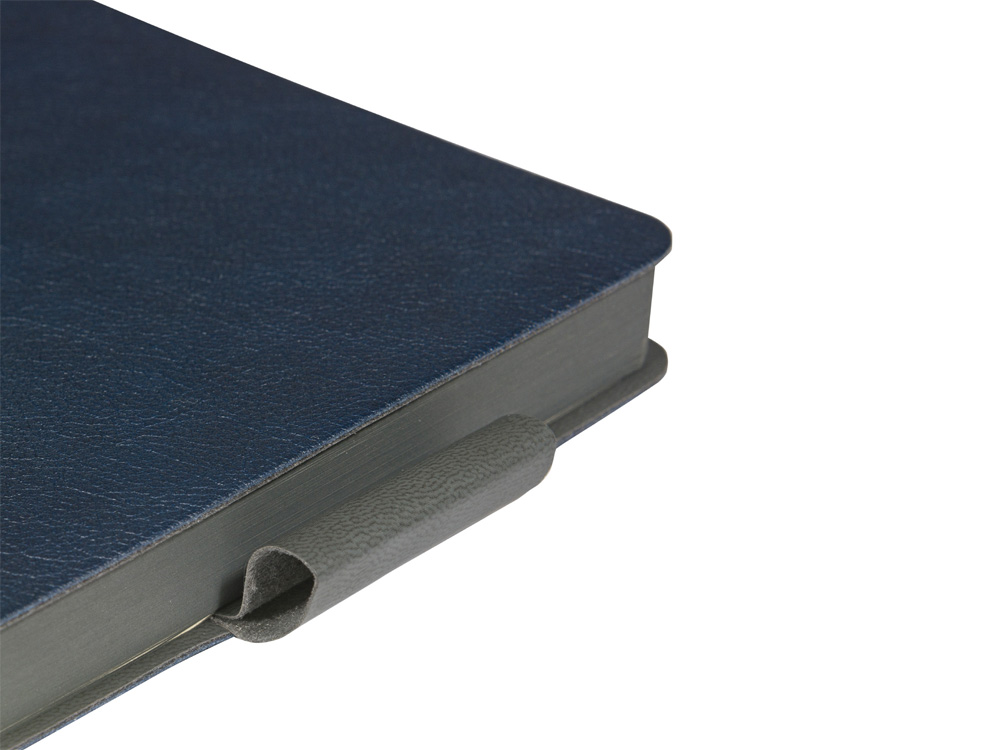 Ежедневник недатированный А5 Boston, темно-синий (серый обрез)-2