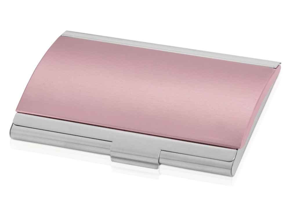 Визитница Смит, розовый/серебристый-0