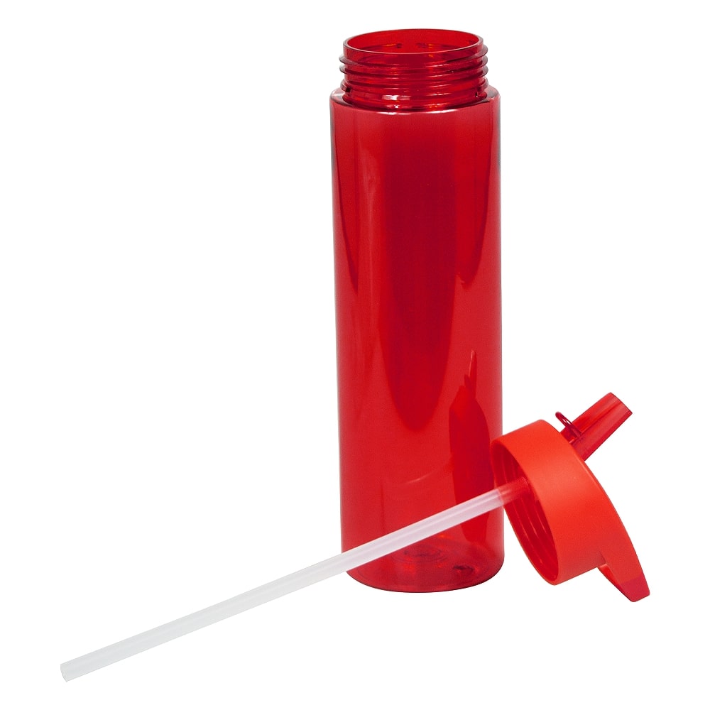 Пластиковая бутылка Norway, Красный-4
