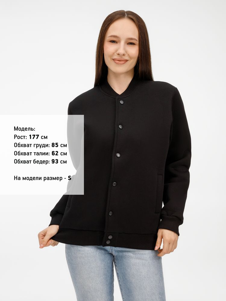 Бомбер унисекс AtmosWear, черный-6