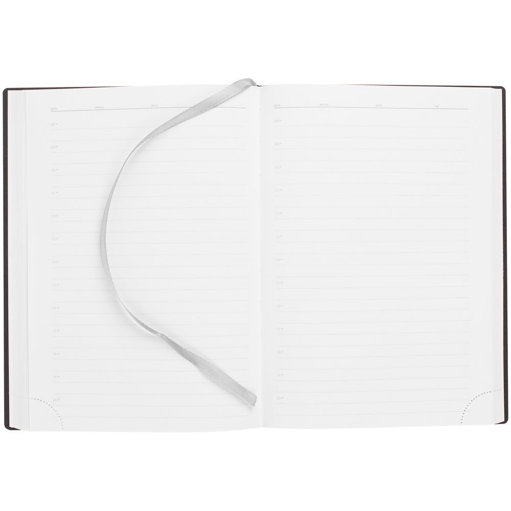 Ежедневник Vivian, недатированный, серый-3