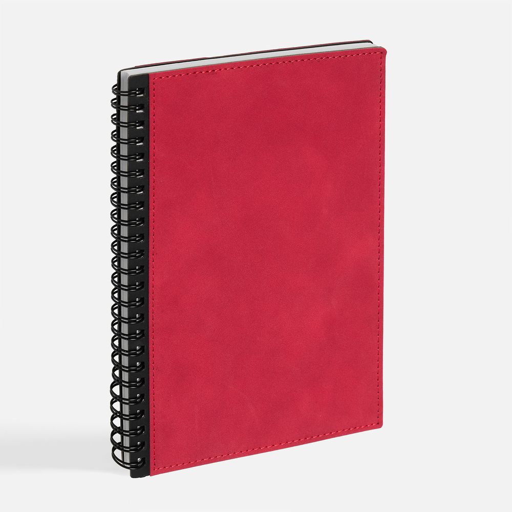 Ежедневник Notera Maxi, недатированный, красный-2