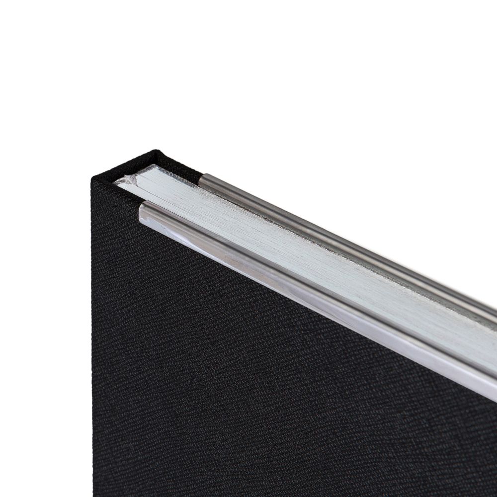 Ежедневник Frame Metal, недатированный, черный-3