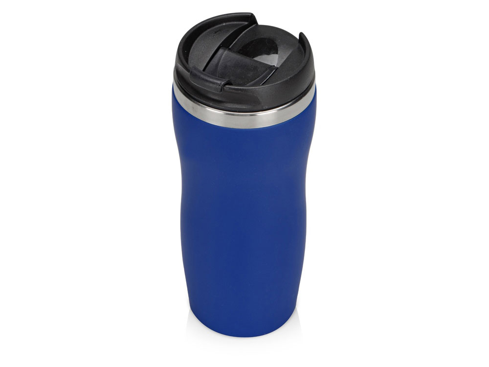 Термокружка Double wall mug C1, soft touch, 350 мл, синий-0