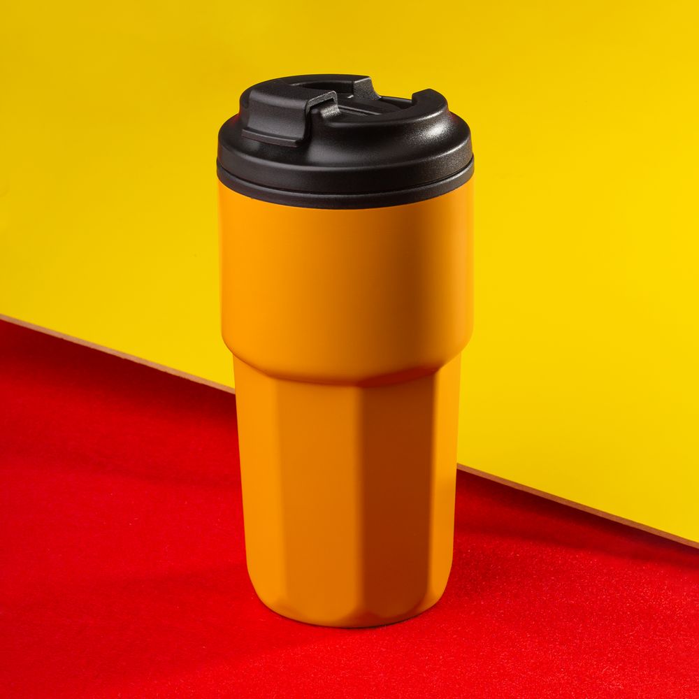 Термостакан Presa, оранжевый-3